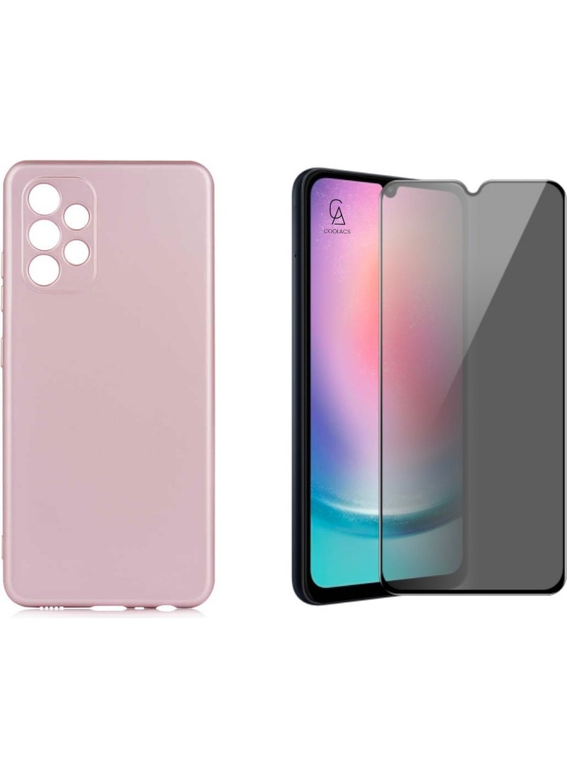 Coolacs - Soft Phone Case and Ghost Privacy Screen Protector Set Compatible with Samsung Galaxy A32 4g - Image 1