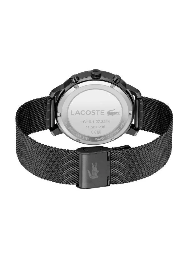 LACOSTE Lacoste Analogue Multifunction Quartz Watch for Men REPLAY Collection with Black Stainless Steel Mesh Bracelet - 2011194