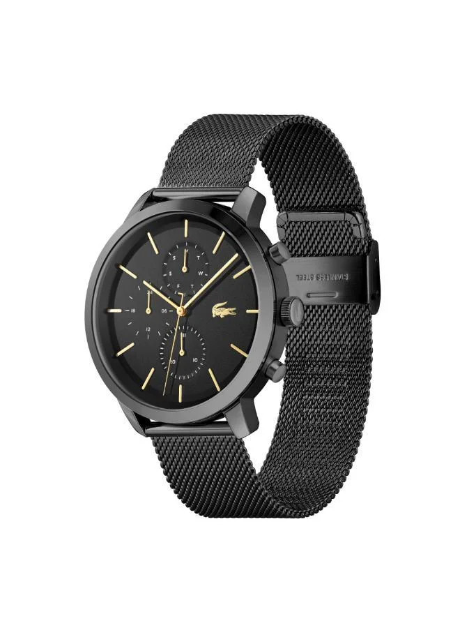 LACOSTE  Replay Lacoste Analogue Multifunction Quartz Watch for Men REPLAY Collection with Black Stainless Steel Mesh Bracelet - 2011194 for Men | Best Price UAE
