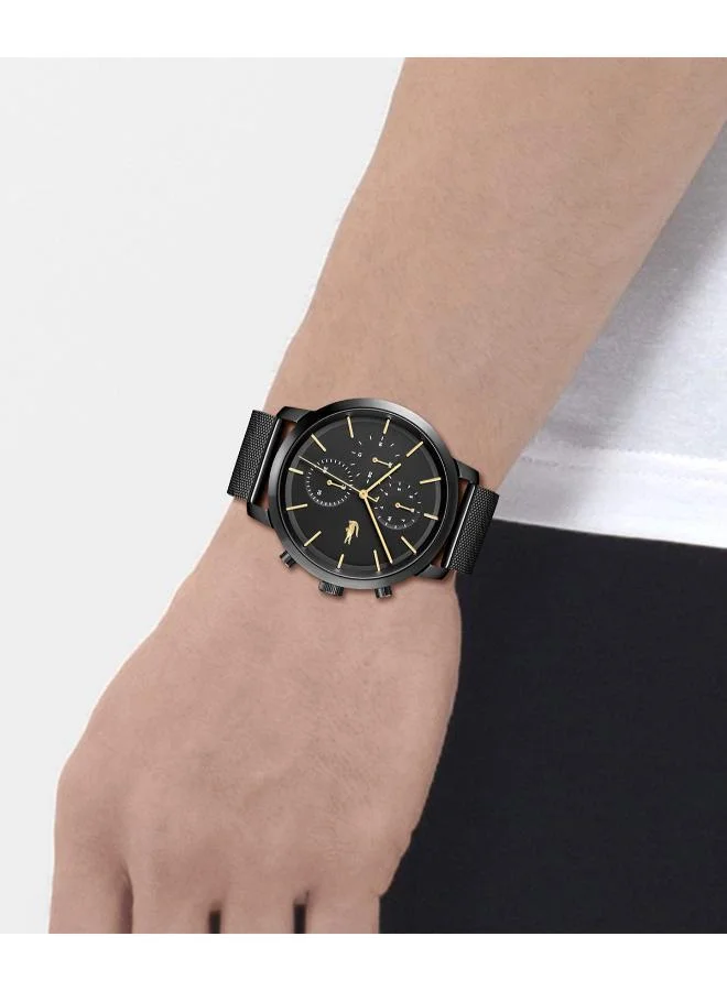 LACOSTE  Replay Lacoste Analogue Multifunction Quartz Watch for Men REPLAY Collection with Black Stainless Steel Mesh Bracelet - 2011194 for Men | Best Price UAE