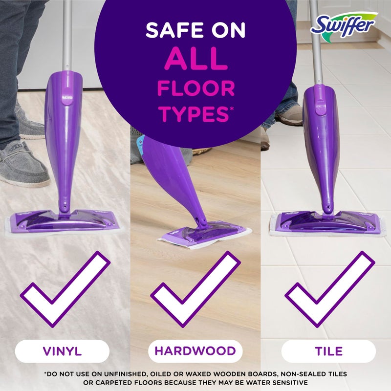 Swiffer Wetjet Hardwood Floor Mopping and Cleaning Solution Refills, All Purpose Cleaning Product, Open Window Fresh Scent, 1.25 Liter, 2 Pack (Packaging may vary) - Image 3