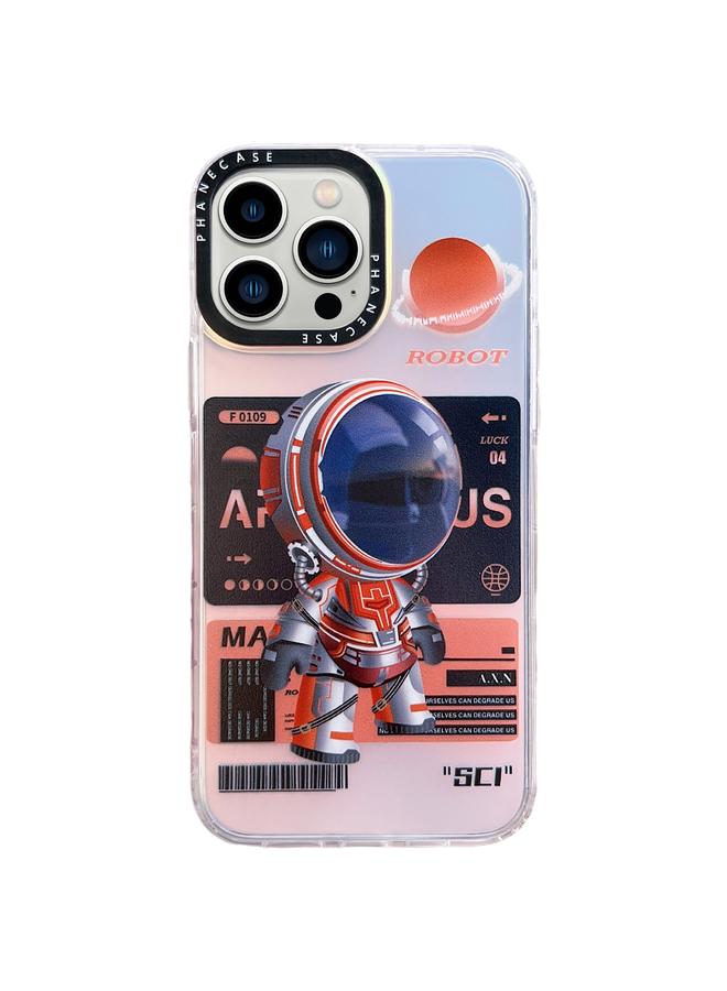 زبون جراب لهاتف iPhone 13 Pro Max بنمط رائد فضاء ميكانيكي من مادة TPU - Image 1