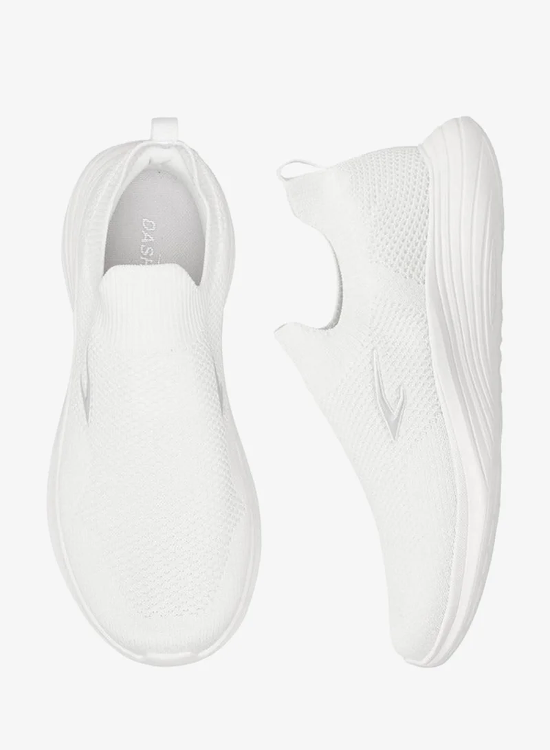 داش حذاء رياضي نسائي سهل الارتداء بتصميم جورب ولسان سحب