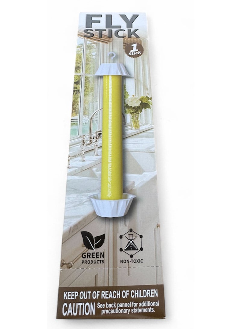 Gold stick fly traps 12 inches for indoor and outdoor. best Fly glue Traps - Image 1
