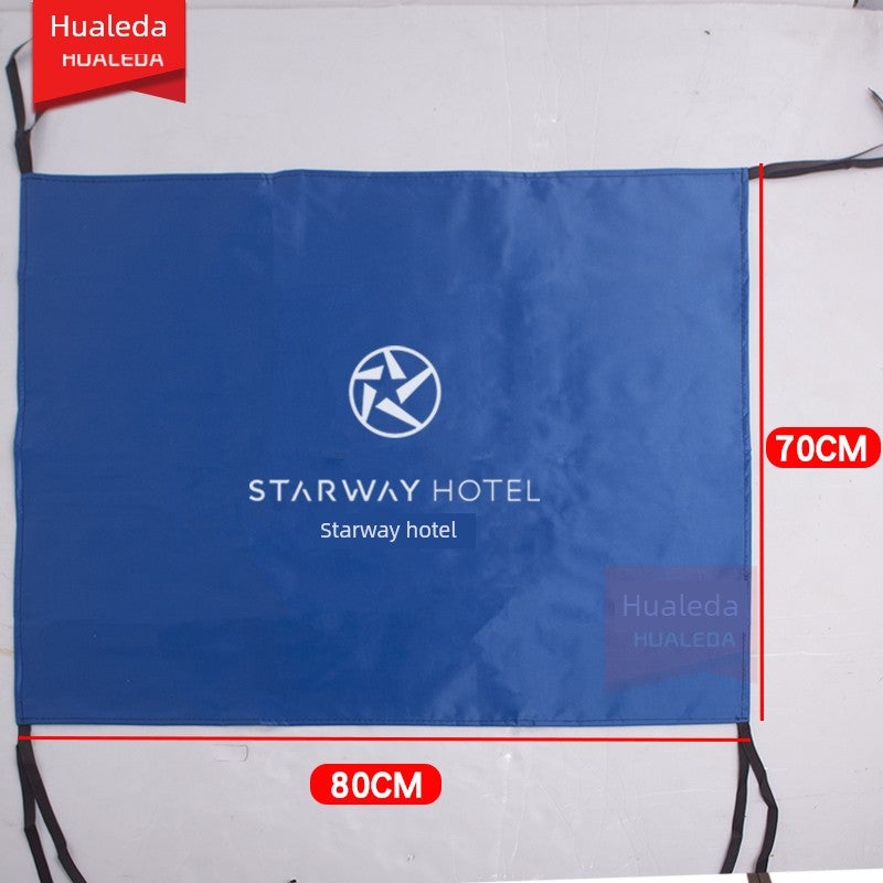 Hanting Hotel work car cover cloth room service car linen truck cleaning cloth bag dust cover door curtain cover cloth - Image 5