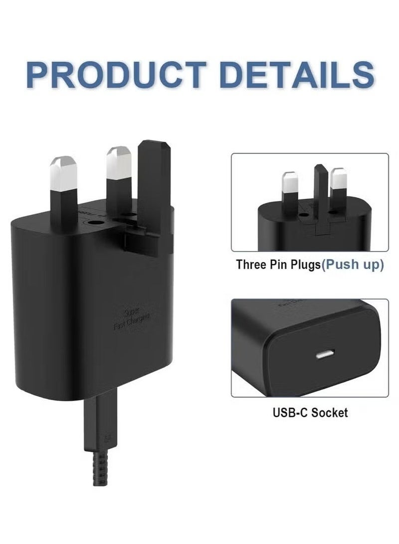 Neutral 45W USB C Super Fast Charging Charger - Compatible with S24 S23 S22 S21 S20 Ultra, S24+ S23+ S22+ S21+, A53, A15, A 55, A54 - Type C Power Adapter - Image 3