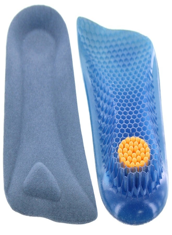 Calden Honeycomb Gel Half Insole for Women - 1/2 inch Taller Height Increase Heel Lift Cushion Insert - Leg Discrepancy Balancer - Image 1