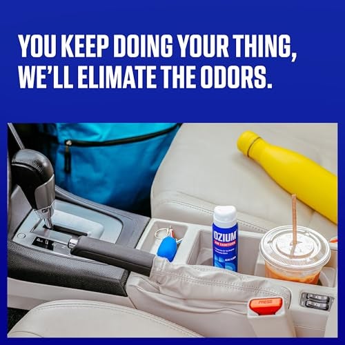 Ozium 0.8 oz. Air Sanitizer & Odor Eliminator for Homes, Cars, Offices and More, Vanilla Scent, Pack of 6 - Image 2