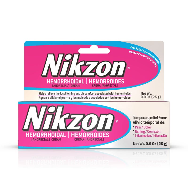 Nikzon Max Strength Hemorrhoid Treatment Cream, Vasoconstrictor & Anesthetic, Fast Soothing Relief from Hemorrhoidal Pain, Itching, Burning & Inflammation, with Aloe Vera & Vitamin E, 0.9 Oz, 2-Pack - Image 2