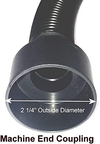 MP Maresh Products Maresh Products Compatible Replacement for Some Shop Vac & Ridgid Style Vacuum Cleaners Commercial Grade Hose with Tool Set, Has 2 1/4" Machine End Coupling & Uses the Standard 1 1/4" Hose Attachments - Image 4