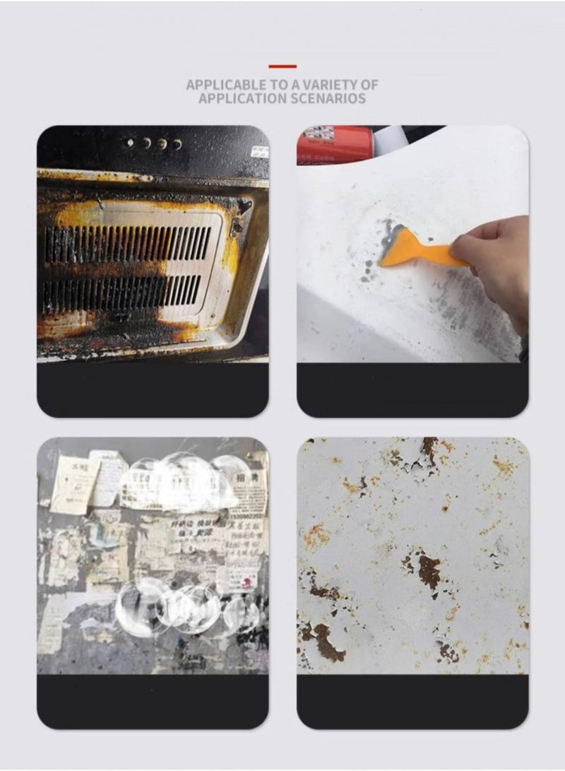 Window scraper floor scraper, multifunctional cleaning scraper, extended and thickened, comes with 10 replacement scrapers, 300mm x 110mm. - Image 5