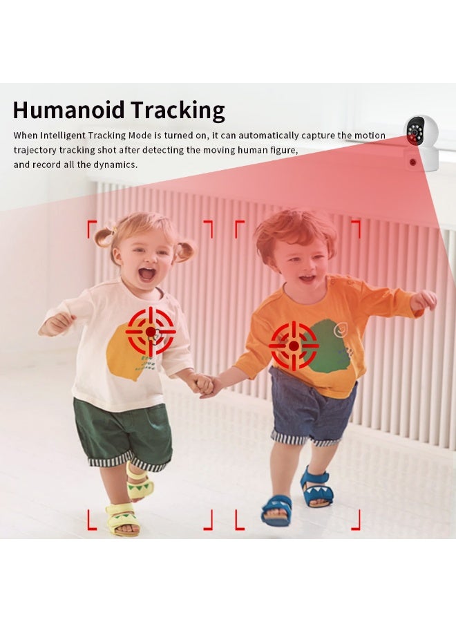 HD home PTZ camera dual-lens security monitor 360-degree intelligent dual-light full-color night vision k22 - Image 3