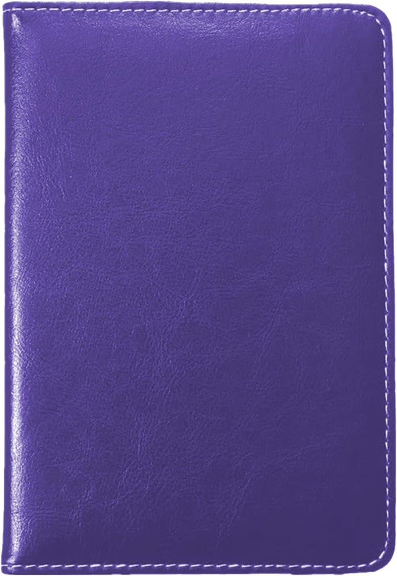 EKAM Universal Stand Folio Case Cover for All 8" Tablets (Fire HD 8, Lenovo Tab M8 8 inch, iPad Mini 5/4/3/2/1,iPad mini 6), PU Leather case Fit for all 8inch tablets (Purple) - Image 2