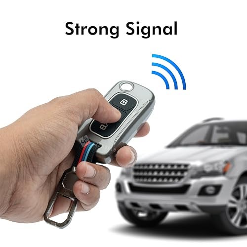 SHOPOFLUX Metal Key Cover Compatible with Tata Tiago | Nexon | Altroz | Curvv | Safari | Storme | Zest | Bolt | Tigor | Punch | Hexa 3 Button Flip Key - Image 3