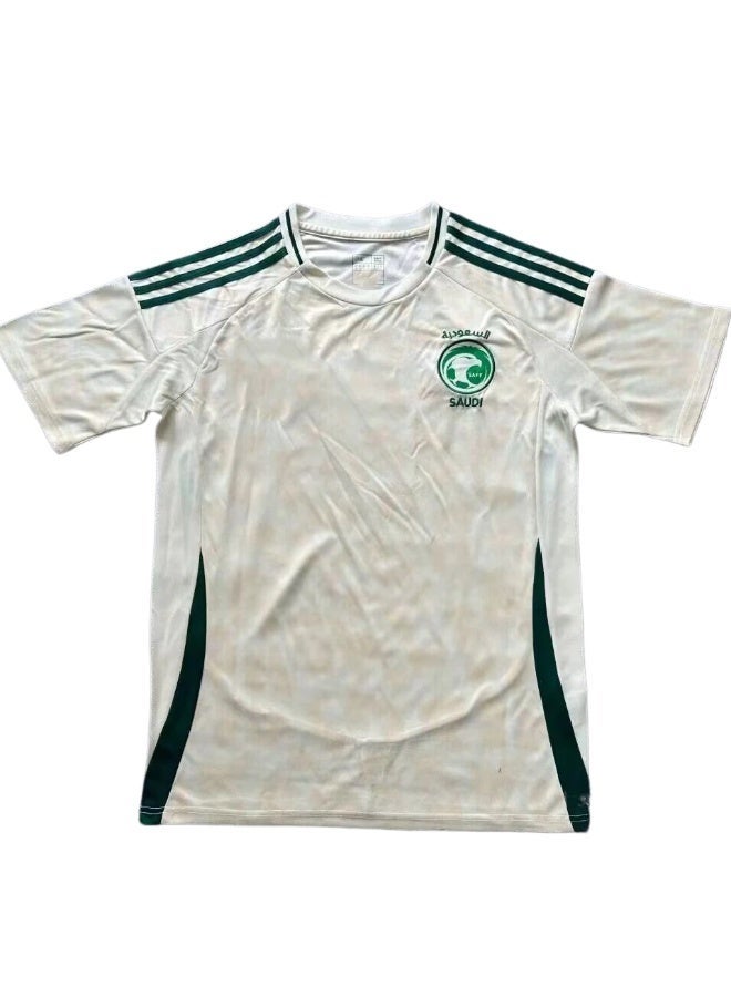 2024-2025 Saudi Arabia Away Short Sleeve Football Jersey, Stylish Soccer Jersey, Adult Sizes, Perfect Gift for Football Fans - Image 1