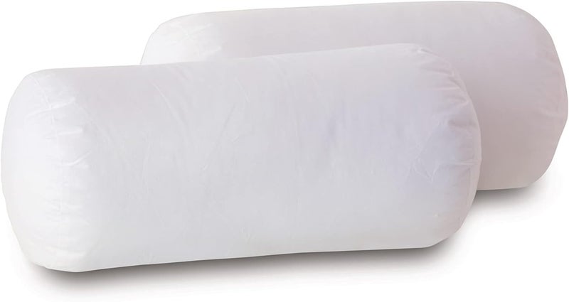 Microfiber Filled Bolster for Diwan (White, 22 x10 inch)  - Image 3