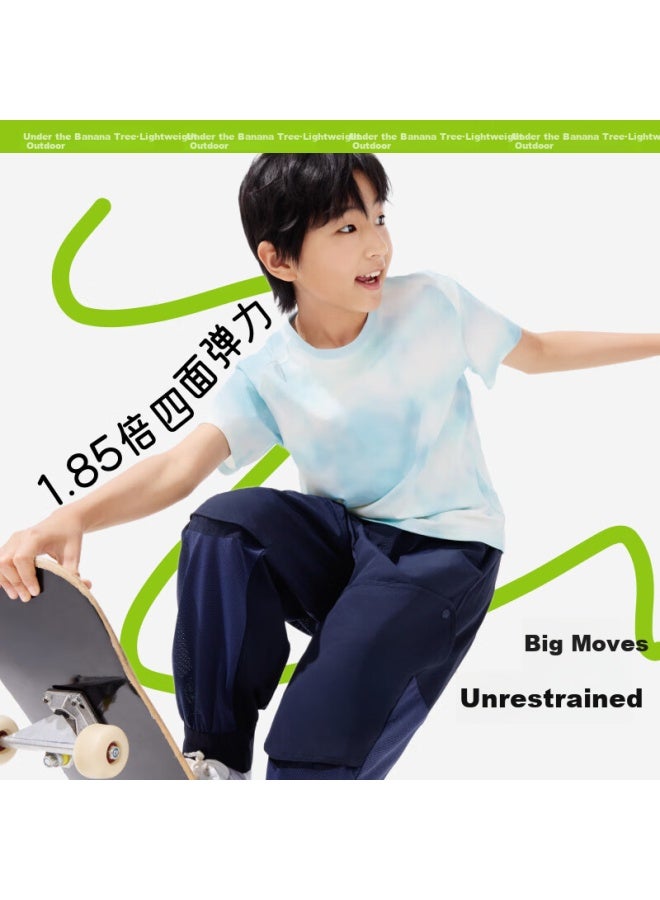 Beneunder Kids Short Sleeve Boys Girls Cool Breathable Sports T-shirt Cc990 Frosty White 160 - Image 4