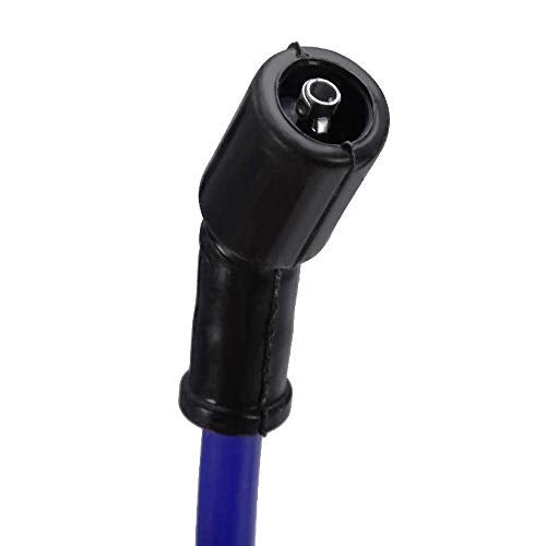 DSkoiph دي إس كويف 8 قطع 10.2 مم سلك إشعال شمعات الاحتراق عالي الأداء مناسب لسيارات شيفروليه جي إم سي ساب إيسوزو هامر V8 48322R 48322 7831 - Image 4