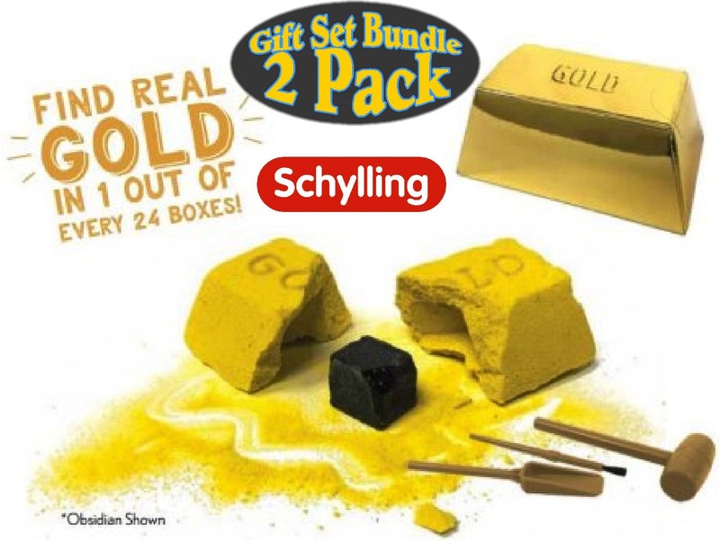 Schylling Chip Away Science Digs Gold & Diamond Gift Set Bundle - 2 Pack - Image 2