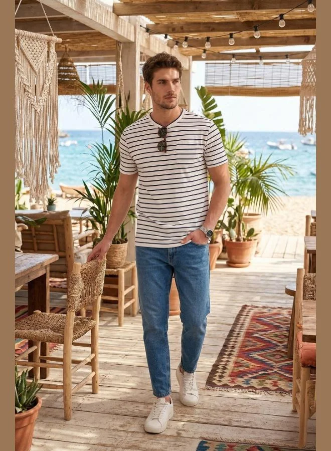 Buratti Cotton Regular Waist Tapered Leg Men's Jeans 5901C72MILANO