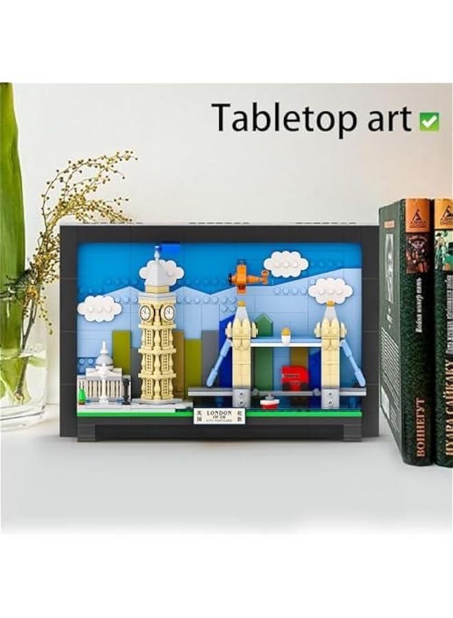 Wall Art London Postcard Building Blocks Set,3D Postcard Collection Gift for Adult and Kid(564Pieces). - Image 4