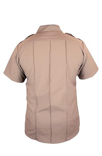 First Class Short-Sleeve Uniform Shirt L Tan - Image 3