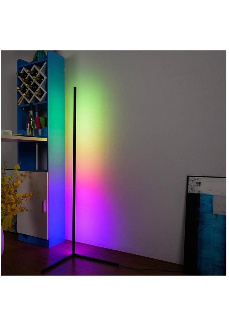 Generic - Smart RGB Floor Lamp, LED Floor Lamp Ambient Background Light, Modern Minimalism Color Changing LED Dimmable Torchiere - Image 1