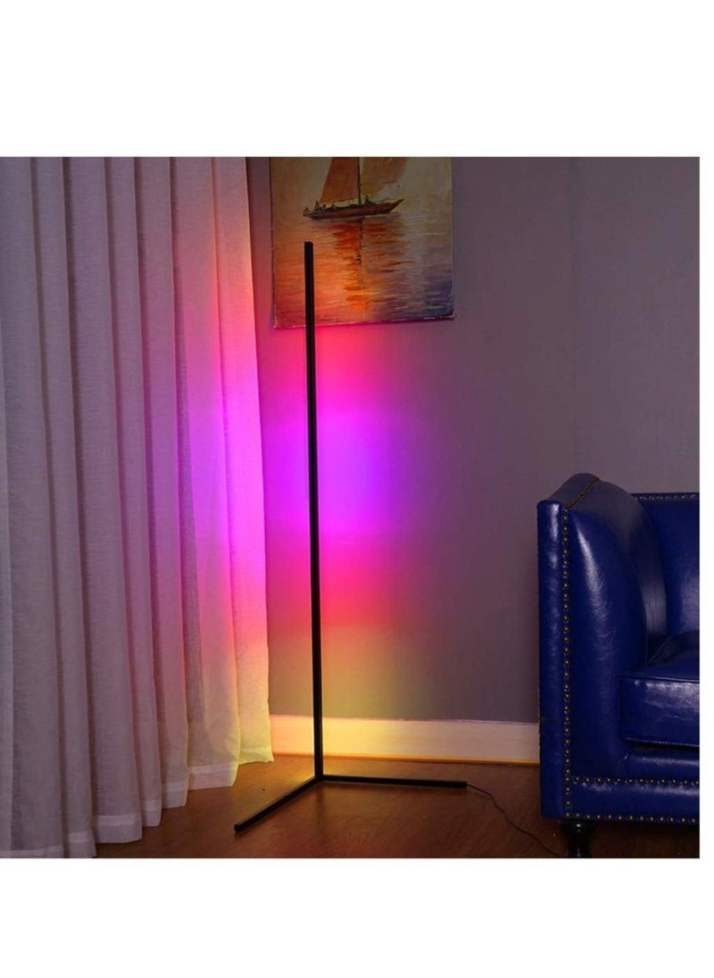 Generic - Smart RGB Floor Lamp, LED Floor Lamp Ambient Background Light, Modern Minimalism Color Changing LED Dimmable Torchiere - Image 1