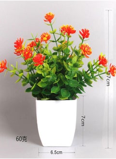 4 Pack Mini Artificial Flowers in Pot, Small Fake Greenery Plants, Faux Plastic Plants for Indoor Home Decor Living Room Bedroom Desktop Bookshelf Decoration ﻿ - pzsku/ZD9409F91976C4103357EZ/45/_/1736087613/c69f1bc8-7ab8-4f97-a103-d6e7029e3d57