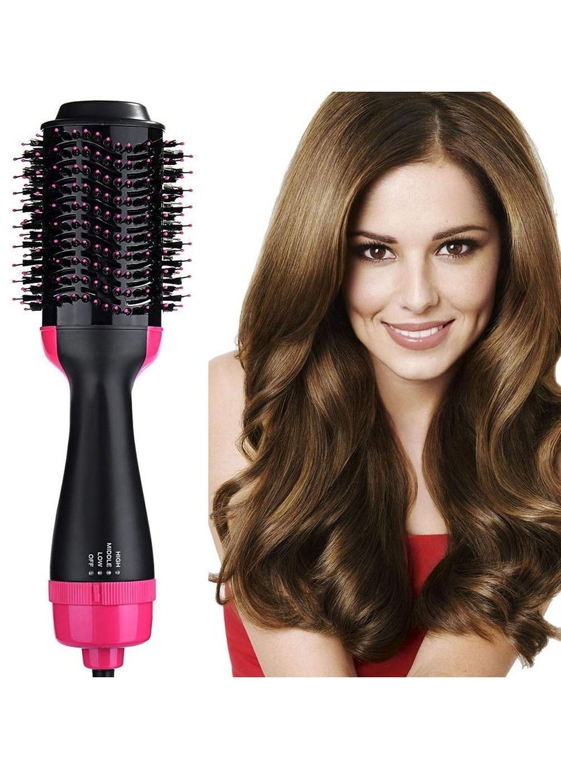 One Step Hair Dryer One Step Hair Dryer and Volumizer, Professional Salon Hot Air Brush Styler and Dryer 3-in-1 Negative Ion Straightener & Curly Brush Hair Dryer  - Image 1