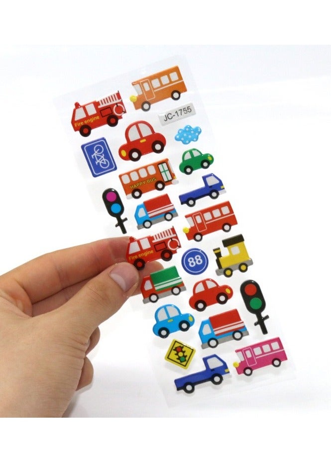 20-Piece 3D Puffy Sticker Sheet Set 7x20cm - Image 4