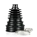 FELENDO Universal CV Joint Boot Kit Single Silicone Dust Boot for Axle Shaft Waterproof Dustproof Fits Most Cars 1 Piece - Image 2