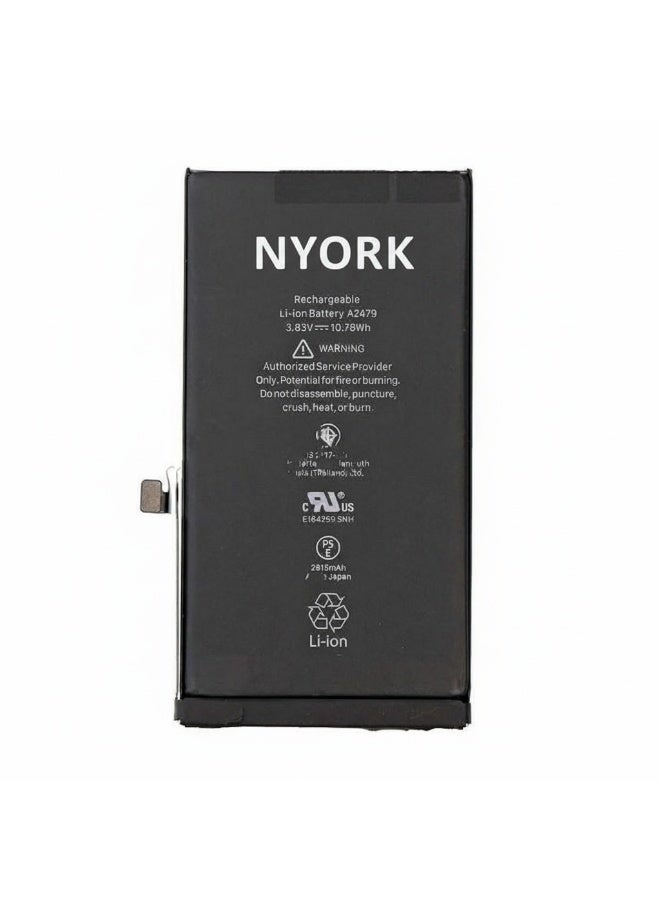 NYORK Extra Power Battery for iPhone 12 / 12 Pro – Upgraded 3350mAh High-Capacity Li-ion Polymer Battery (Original 2815mAh) – Efficient, Reliable iOS Series Replacement Battery - Image 1