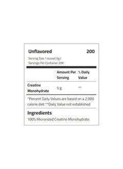 Body Builder Creatine Monohydrate powder 5000mg Unflavored 1000 g  - Image 2