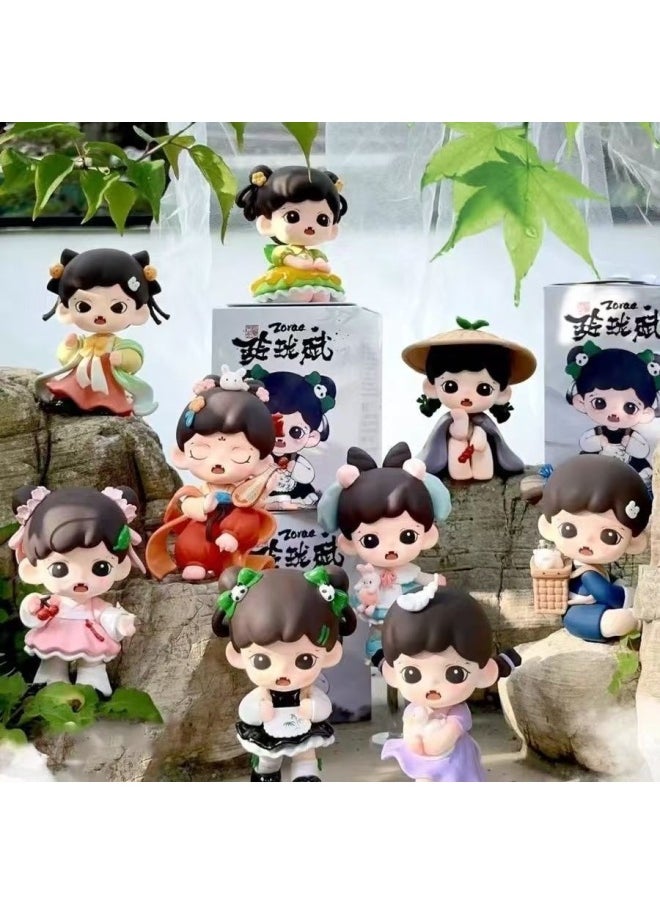 ماركة غير محددة صندوق أعمى من سلسلة Zoraa Linglong Fu من الجيل الثالث TNTSPACE Baby Zoraa3 Generation Gift صندوق أعمى عبر الحدود-المواصفات: Castle Peak Book Boy  - Image 2