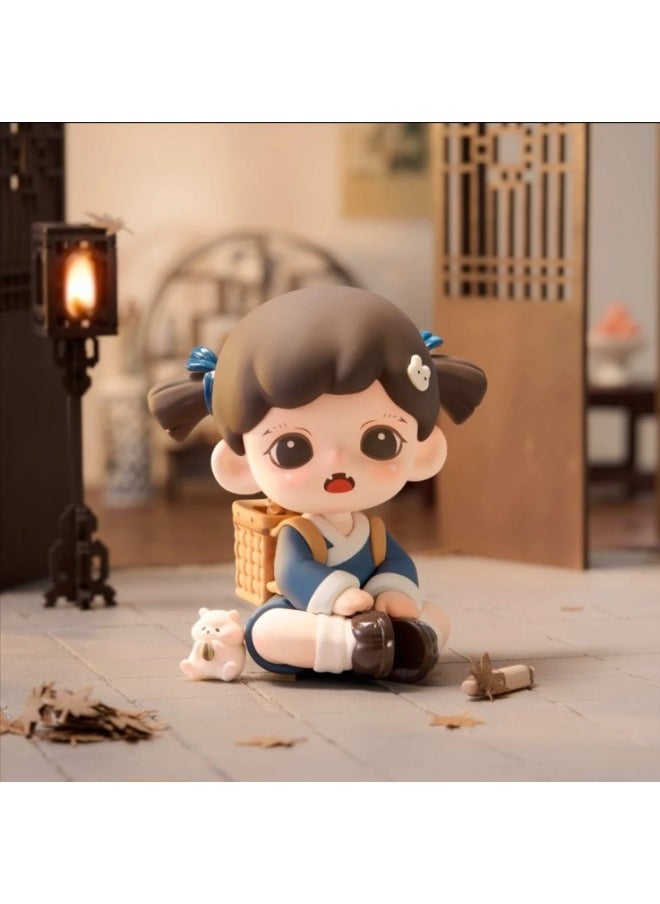 ماركة غير محددة صندوق أعمى من سلسلة Zoraa Linglong Fu من الجيل الثالث TNTSPACE Baby Zoraa3 Generation Gift صندوق أعمى عبر الحدود-المواصفات: Castle Peak Book Boy  - Image 1