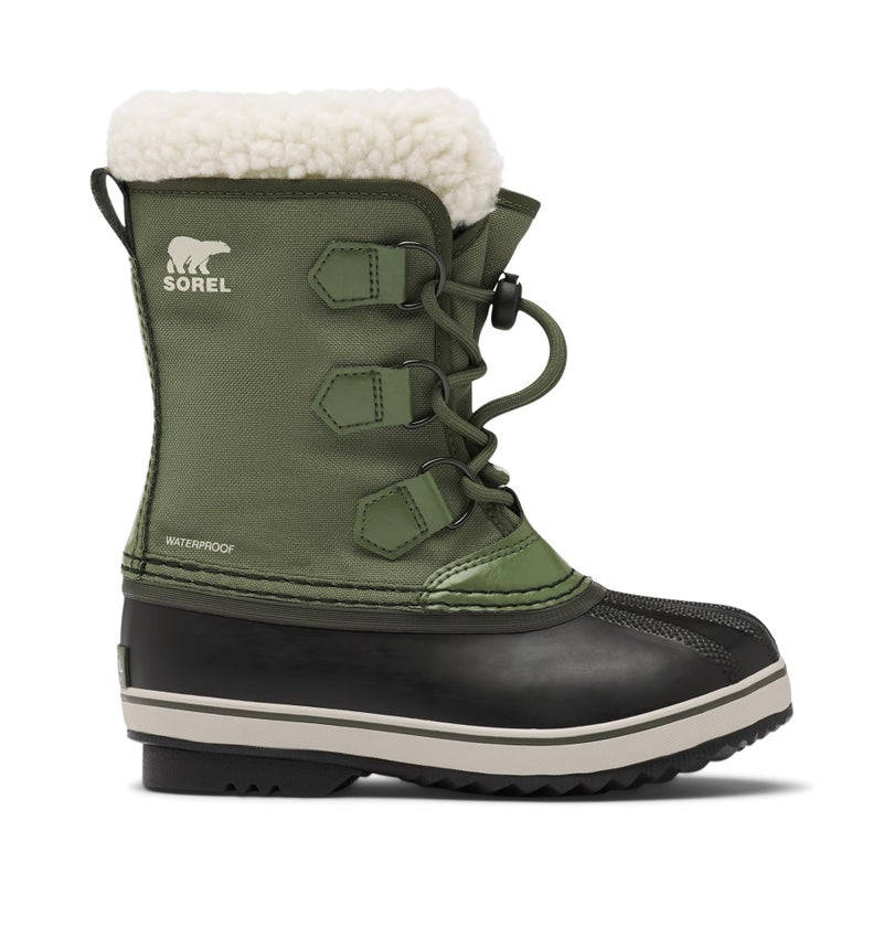 SOREL Children's Yoot Pac Nylon Waterproof Boot - Hiker Green - 4 - Image 1