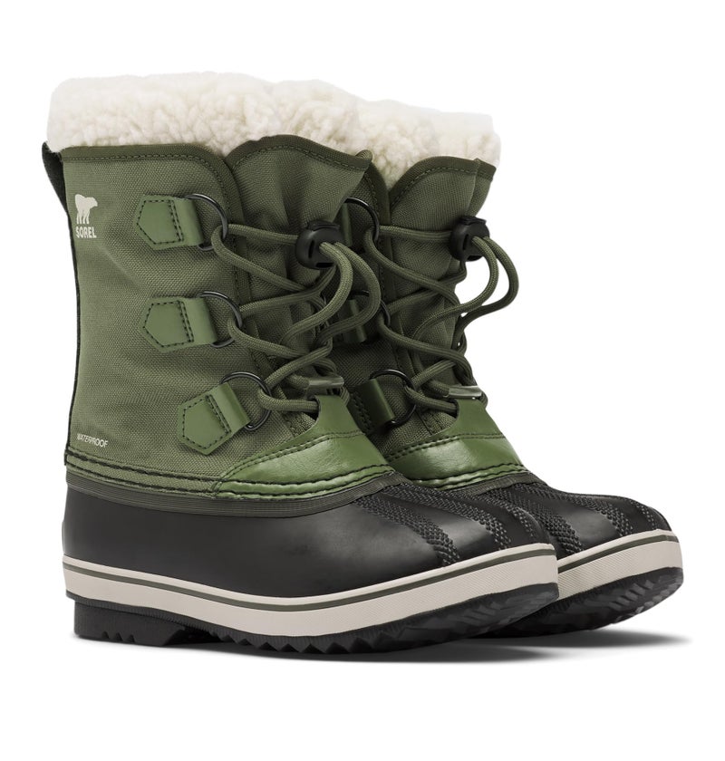 SOREL Children's Yoot Pac Nylon Waterproof Boot - Hiker Green - 4 - Image 2