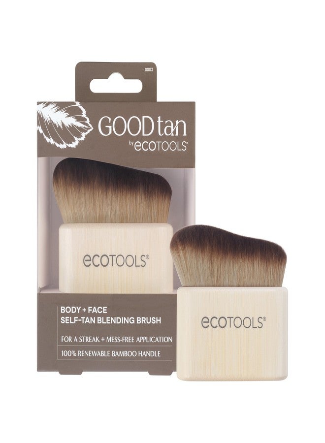 EcoTools Good Tan Body + Face Self-Tan Blending Brush, Kabuki Brush For Applying Self Tanner, Sunless Tanner Blending Brush, Eco Friendly Self Tanning Brush, Vegan, & Cruelty Free, 1 Count - Image 1