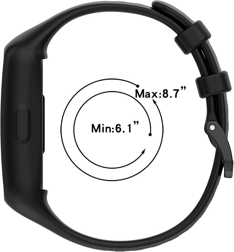 Disscool For Huawei Band 6 Silicone Replacement Band, Wrist Watch band Strap For Huawei Band 6 and Honor band 6 - Image 3