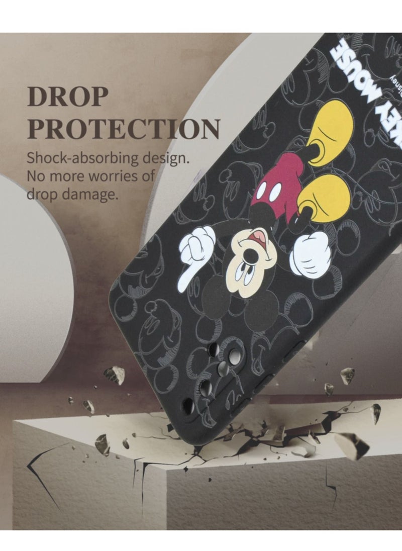 Houmt Protective Case for Nova 5 Pro Mickey Cartoon 3D Printed Soft Silicone Full Protected Cover for Huawei Nova 5 Pro  - Image 2