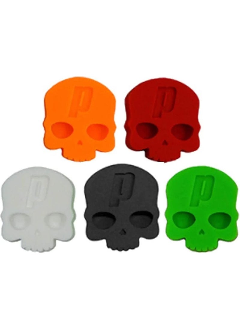 Prince 5-pack Skulls Damp Skull Anti-Vibration Mixed Color  - Image 1