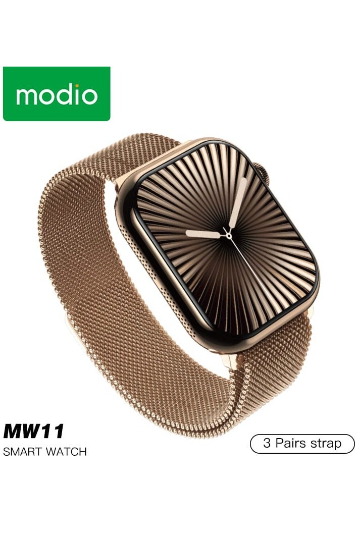 modio Advanced Modio MW11 Series 10 Smartwatch with Multiple Strap Options and Modern Health Tracking Features - Image 1