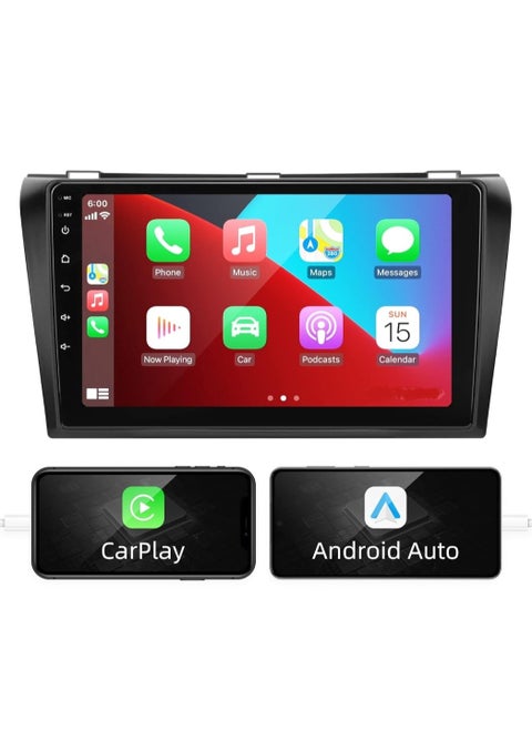 For Mazda 3 2004-2009 Android Car Stereo Support Apple Carplay Android Auto Wireless Bluetooth Media Player GPS Navigation AHD Camera Included