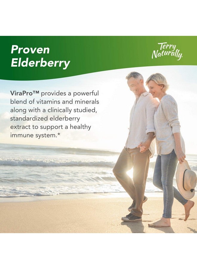 Terry Naturally Virapro 60 Tablets Powerful Immune Support Supplement With Elderberry (Sambucus Nigra) Zinc Vitamin C D3 & A Nongmo Glutenfree 60 Servings - Image 3