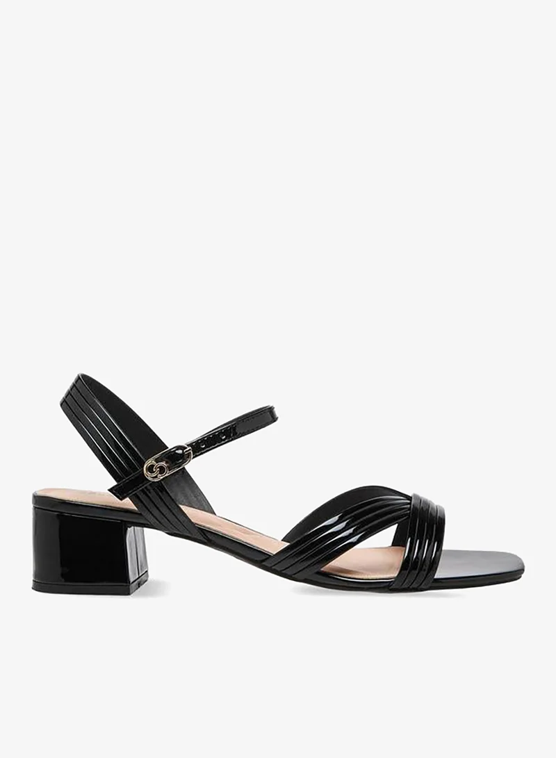 سيليست Women Block Heel Ankle Strap Sandals