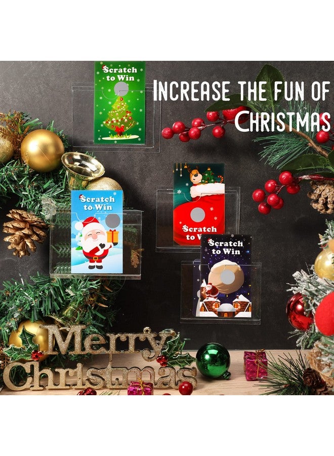Nezyo 96 Pcs Christmas Scratch Off Cards Christmas Party Scratch Games Raffle Tickets With Patterns Of Snowman Elk Santa Claus For Adults Groups Activity Xmas Party Supplies(36 Pcs,Classic Style) - Image 4