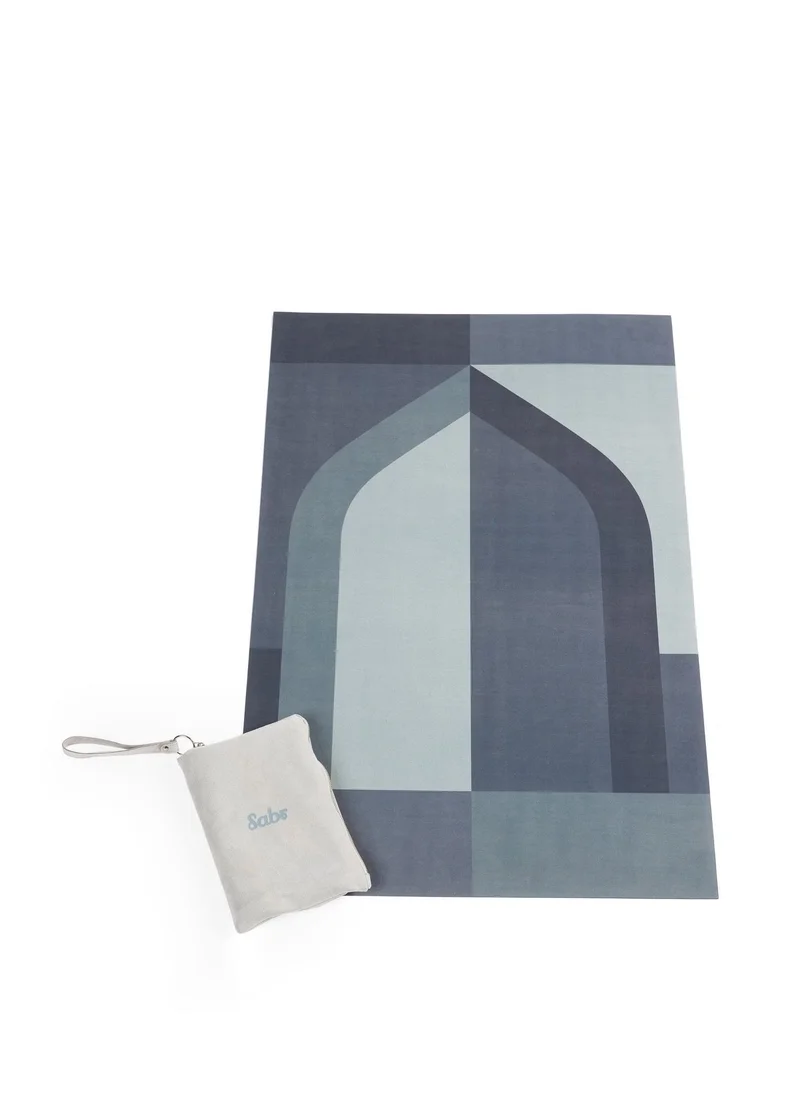 Sabr Sabr Dubai Compact Prayer Mat with Travel Pouch - Easy-to-Carry Religious Accessory