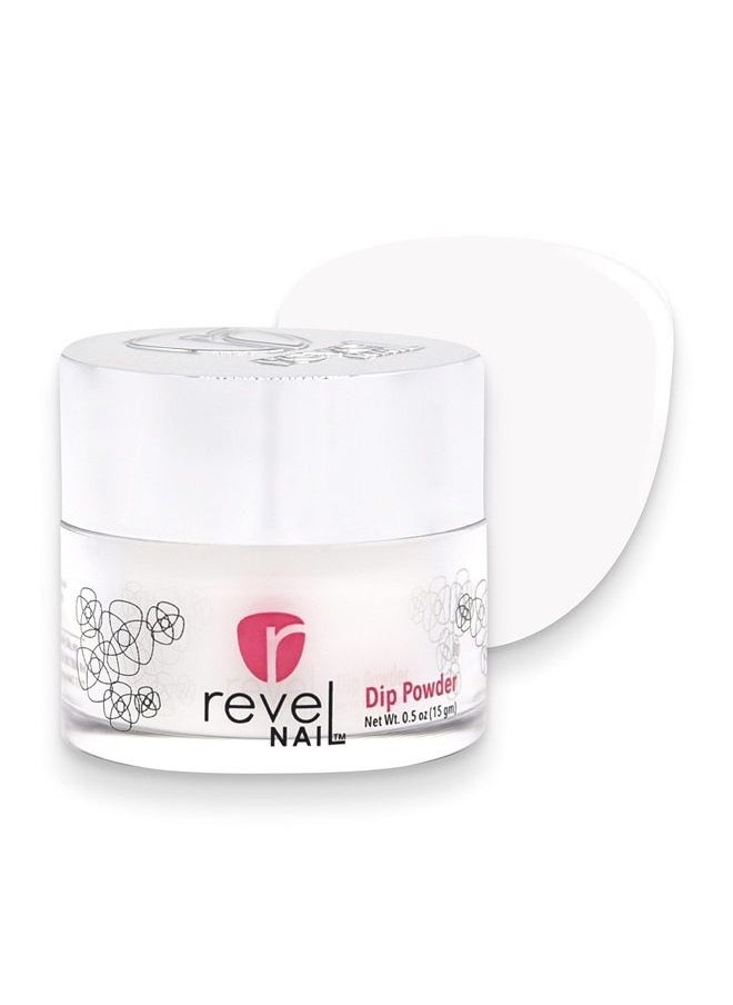 Revel Nail - Dip Powder - French Nail Polish Dip Powder, Chip Resistant Dip Nail Powder with Vitamin E and Calcium, DIY Manicure - Image 1