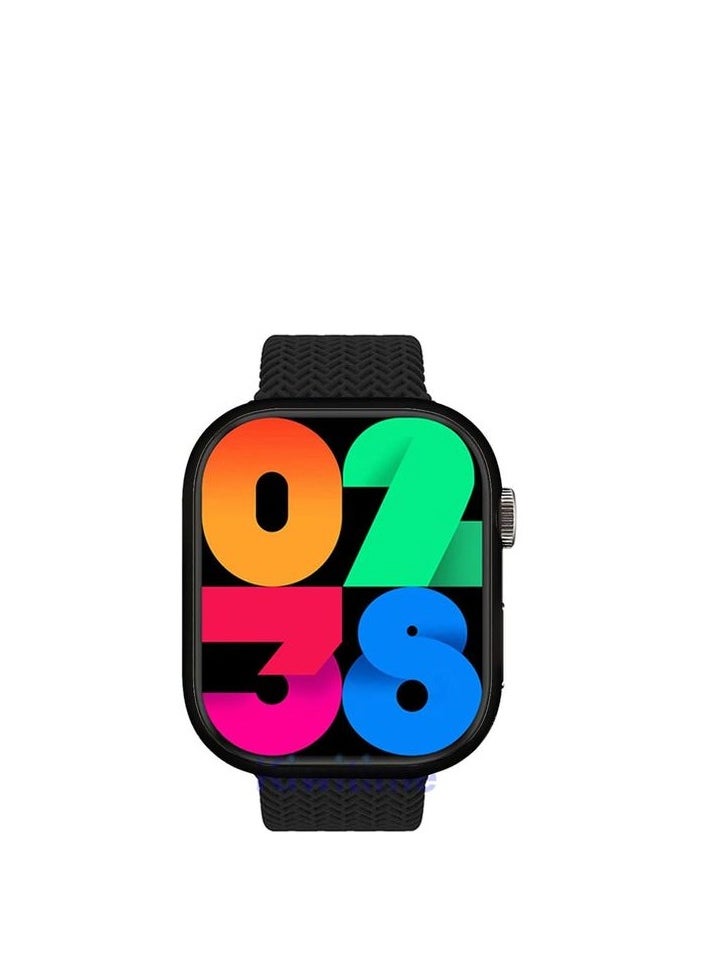 W&O - X9 Ultra smartwatch | Super Amoled Screen | (49mm/2.02inch) Full Screen | 2 straps Silicone & Fabric - (Black) - Image 1